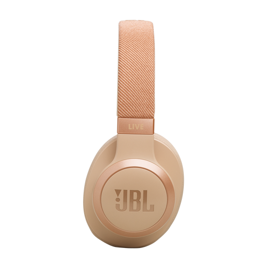 JBL Live 770NC - Sandstone - Wireless Over-Ear Headphones with True Adaptive Noise Cancelling - Left image number null